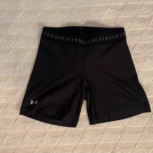 Under Armour Black HeatGear compression Shorts